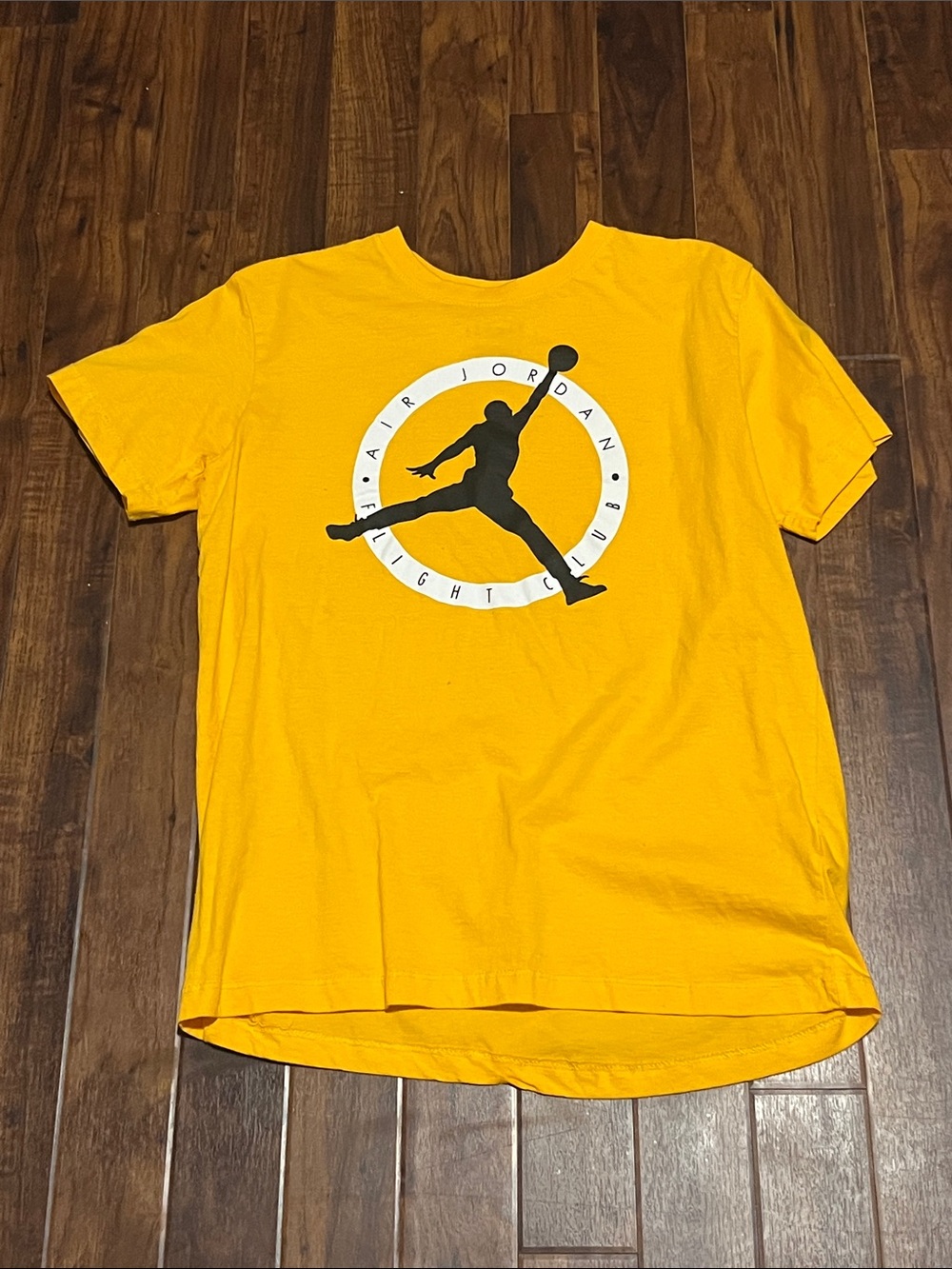 Nike Yellow Short-Sleeve Jordan Graphic Tee